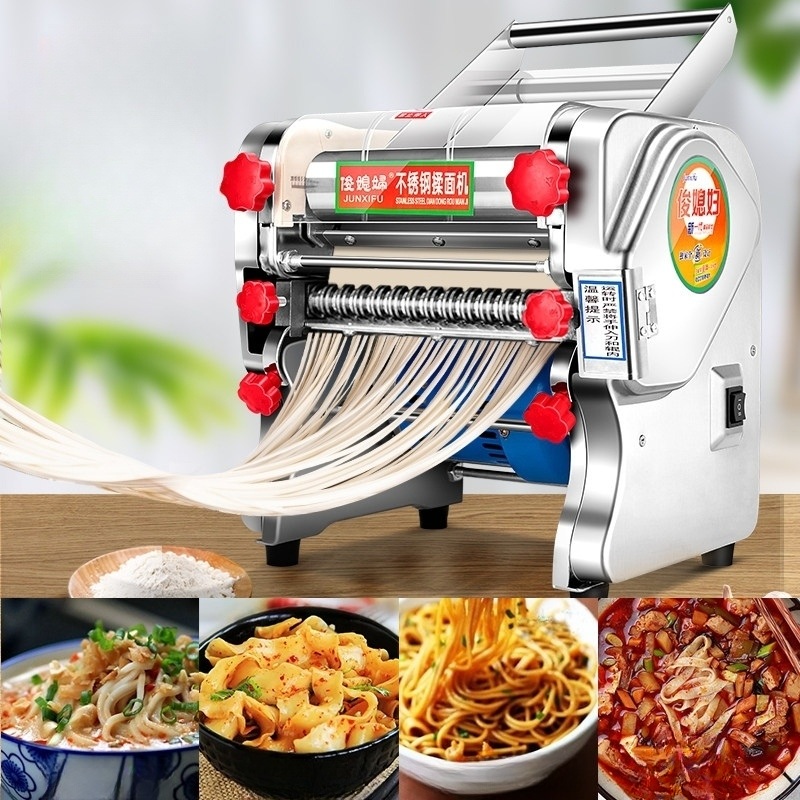 업소용 제면기 전동 자동 파스타 생면 국수 제조기 대형 스테인리스 면굵기 조절 - 상세 이미지 3