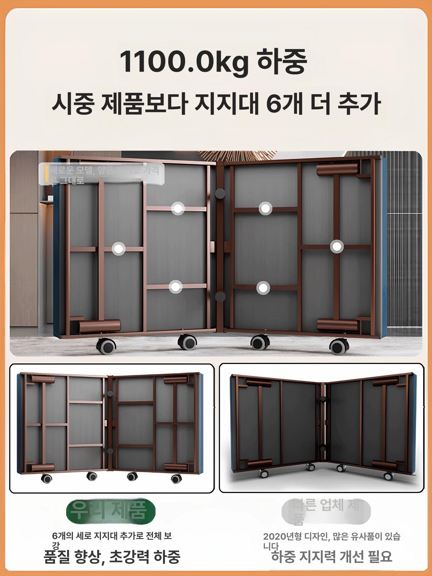 침대 확장 평상 베드 원목 매트리스 보조 틀 사이드 침대연장 침대보조 침대확장 연장침대 - 상세 이미지 2