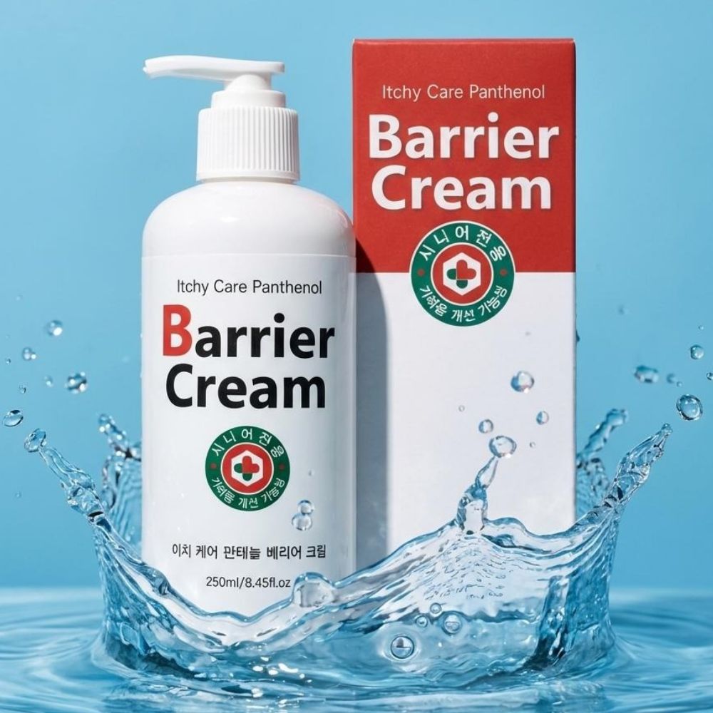 화도 기능성 판테놀 베리어 크림 250ml 속건조 시니어 보습 크림 이미지 6