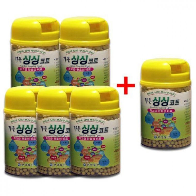 (묶음상품기획전) 가든싱싱코트130g (6개) 식물영양제 - 상품 이미지