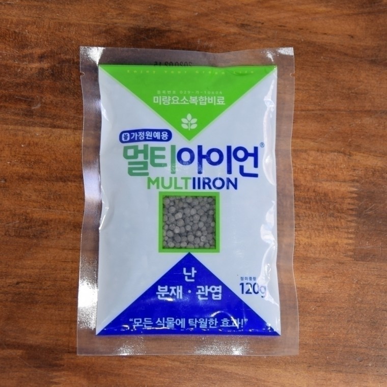 멀티아이언 120g 미량요소 복합비료 천연미네랄 - 상품 이미지