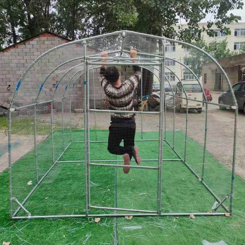 조립식 닭장 양계장 메쉬망 철망 대형 새장 조류 케이지 울타리 가금류 사육용 야외우리 - 상세 이미지 3