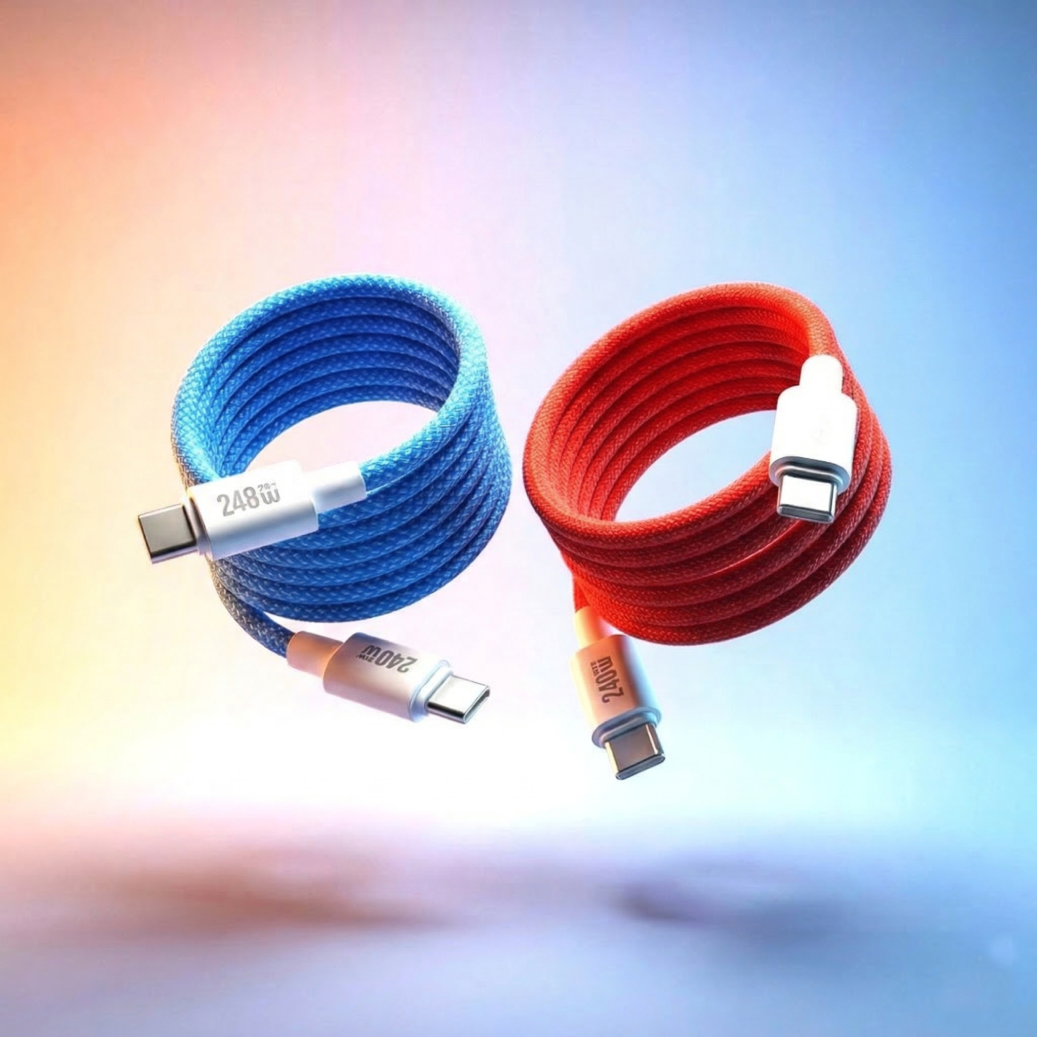 CtoC c타입 고속 충전 마그네틱 케이블 PD 240W E-Marker - 상품 이미지