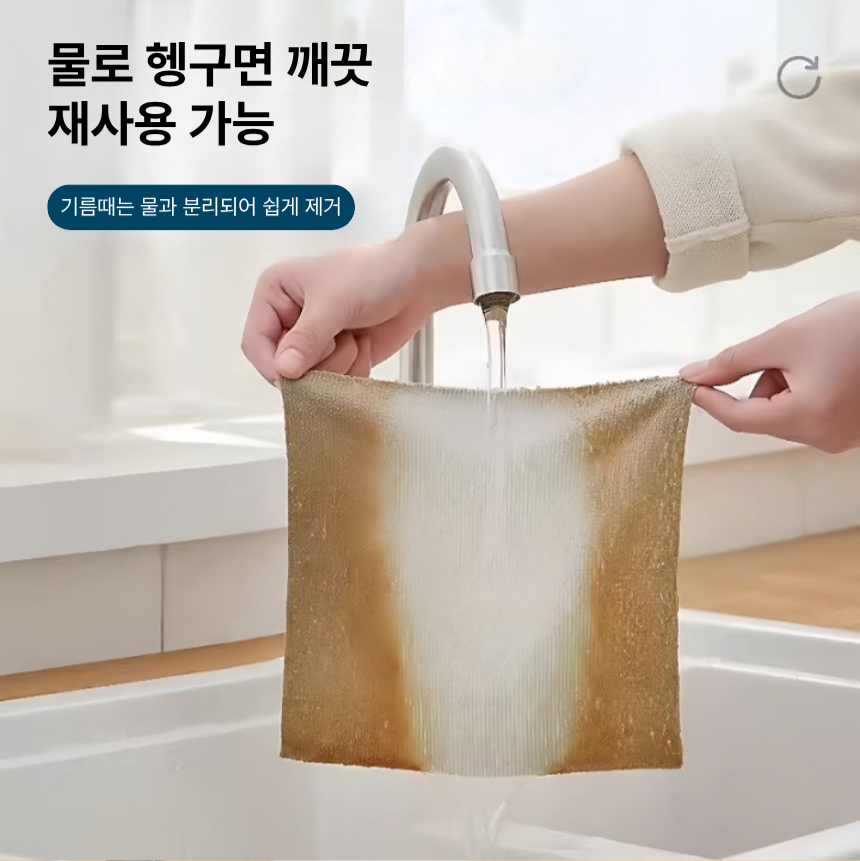 다용도 키친타올 극세사 주방 행주티슈 20매 x 5박스 뽑아쓰는 행주 용품 - 상세 이미지 4