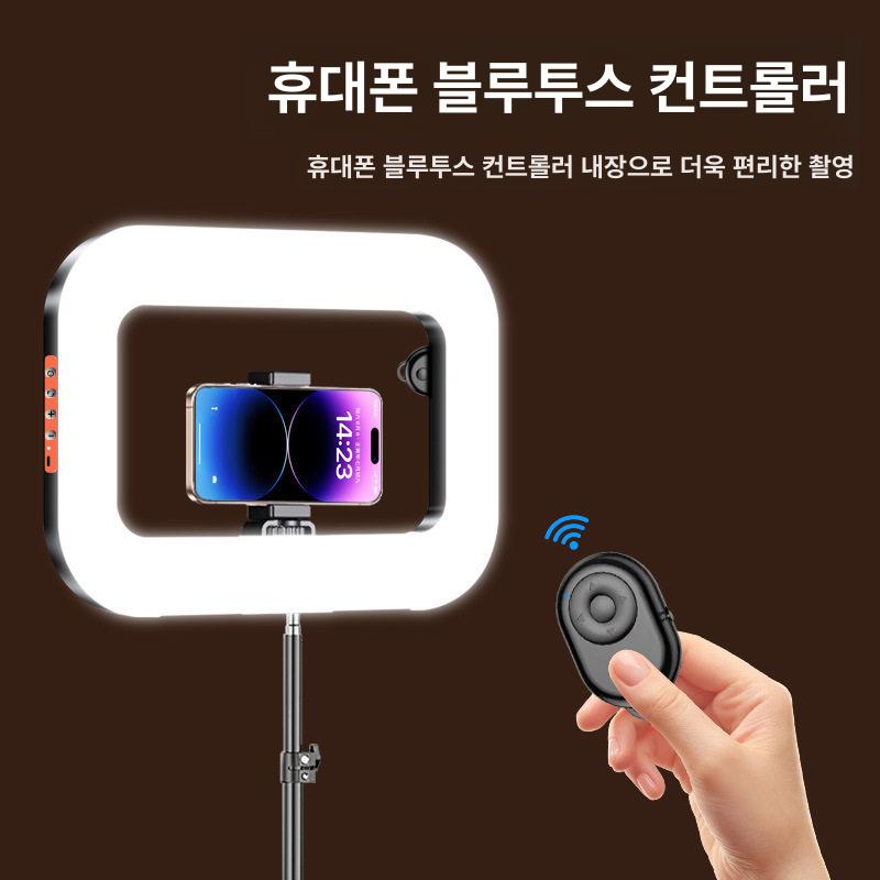 스마트폰 사각 링라이트 조명 유튜브 릴스 YM-200 - 상세 이미지 3