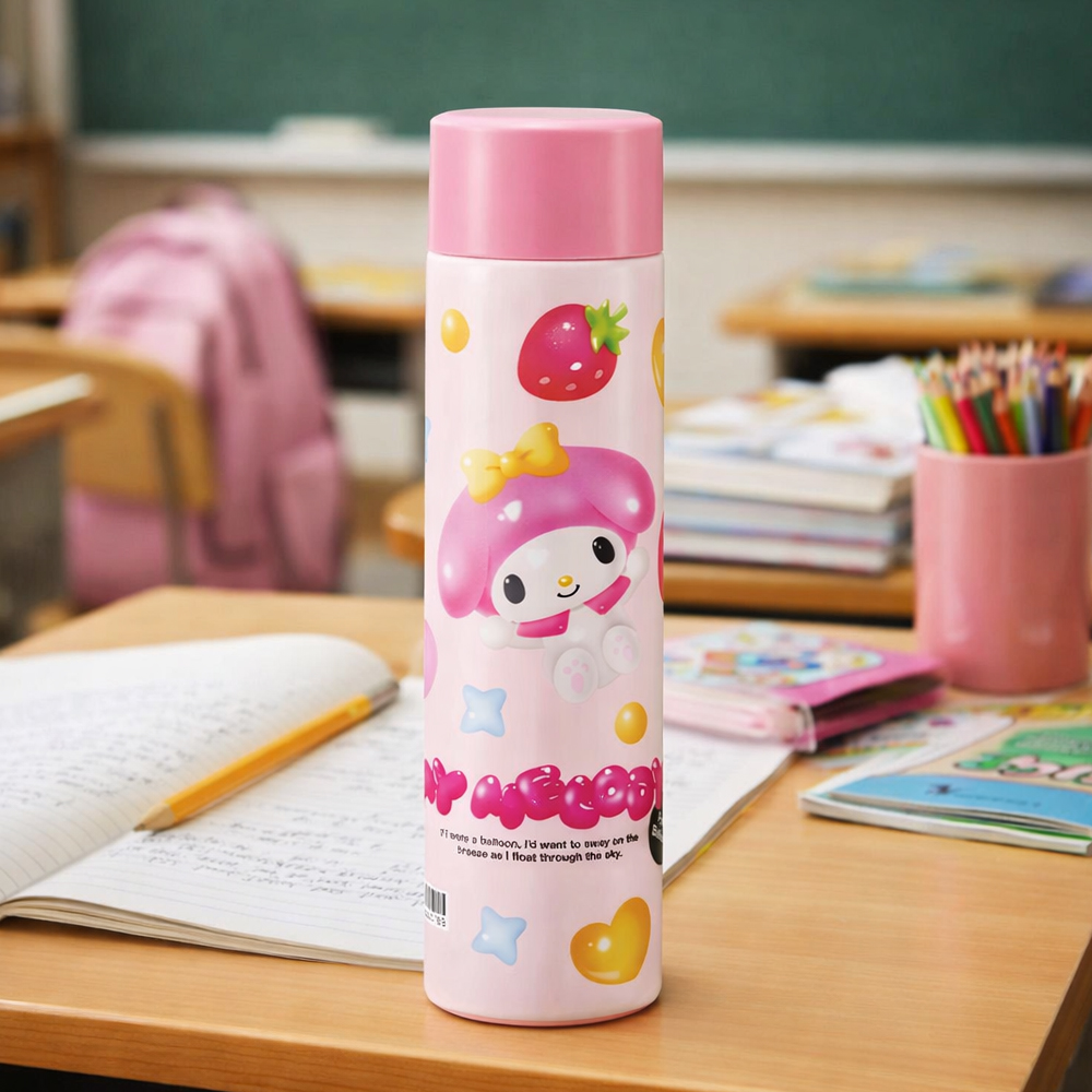 산리오 캐릭터 퍼피벌룬 스텐 머그보틀 160ml, 마이멜로디 - 상품 이미지