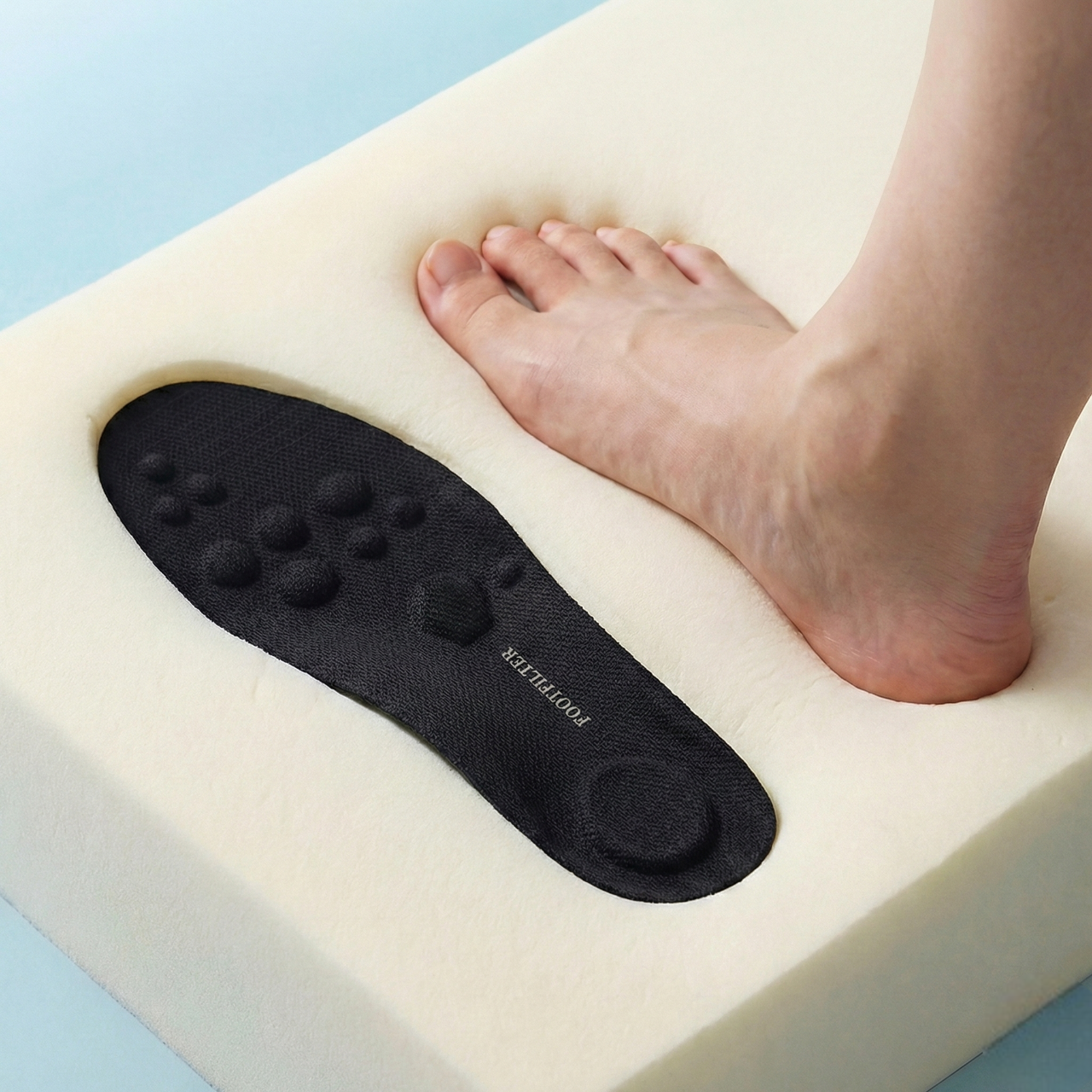 풋필터 닥터메모리 신발깔창 발편한 푹신한 평발 아치 쿠션 메모리폼깔창 상품 이미지