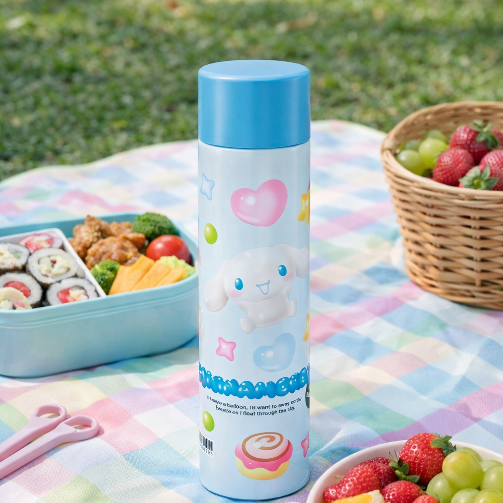 산리오 캐릭터 퍼피벌룬 스텐 머그보틀 160ml, 시나모롤 이미지 7