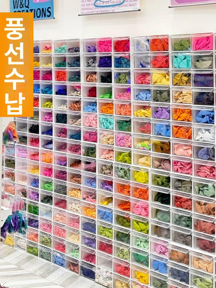 서랍형 투명 보관함 부품상자 볼트 멀티박스 수납함 부속 K5 화이트 30개 - 상세 이미지 4