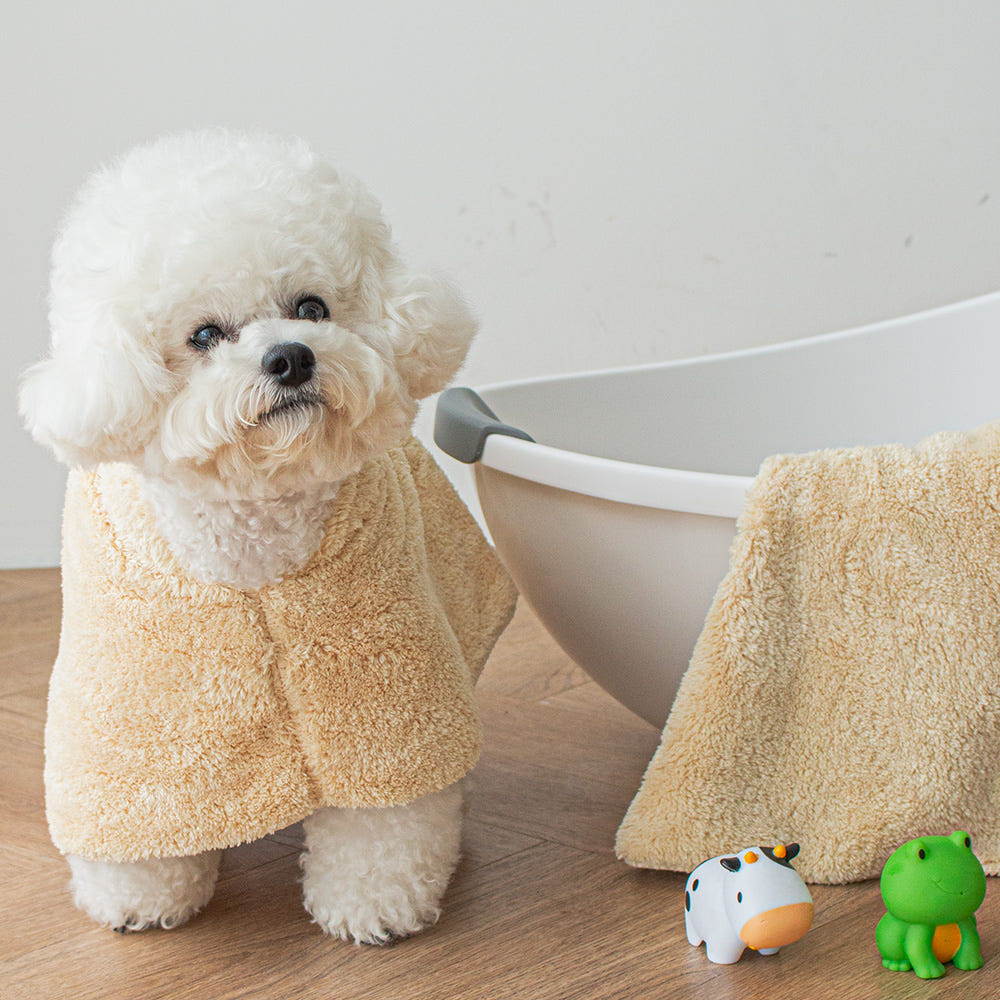 펫타올 고양이 강아지가운 펫가운 괴물흡수력 몬스터타올 몬스터가운 - 상품 이미지