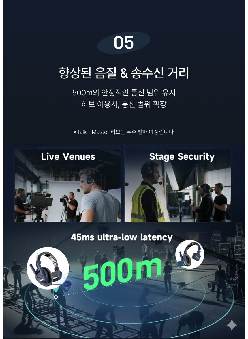 SYNCO Xtalk Master XM1 1구 무선 헤드셋 인터콤 시스템 싱코 마스터