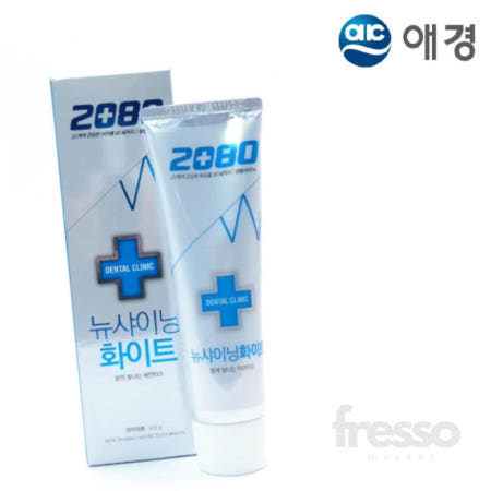 프레소 애경 2080 뉴샤이닝 화이트치약 120g 구강관리치약