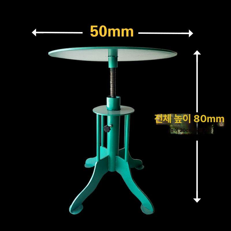원예용 분재 회전판 가드닝 다이 턴테이블 작업 꽃꽂이 화분 분갈이 탁상 강판 - 상세 이미지 5