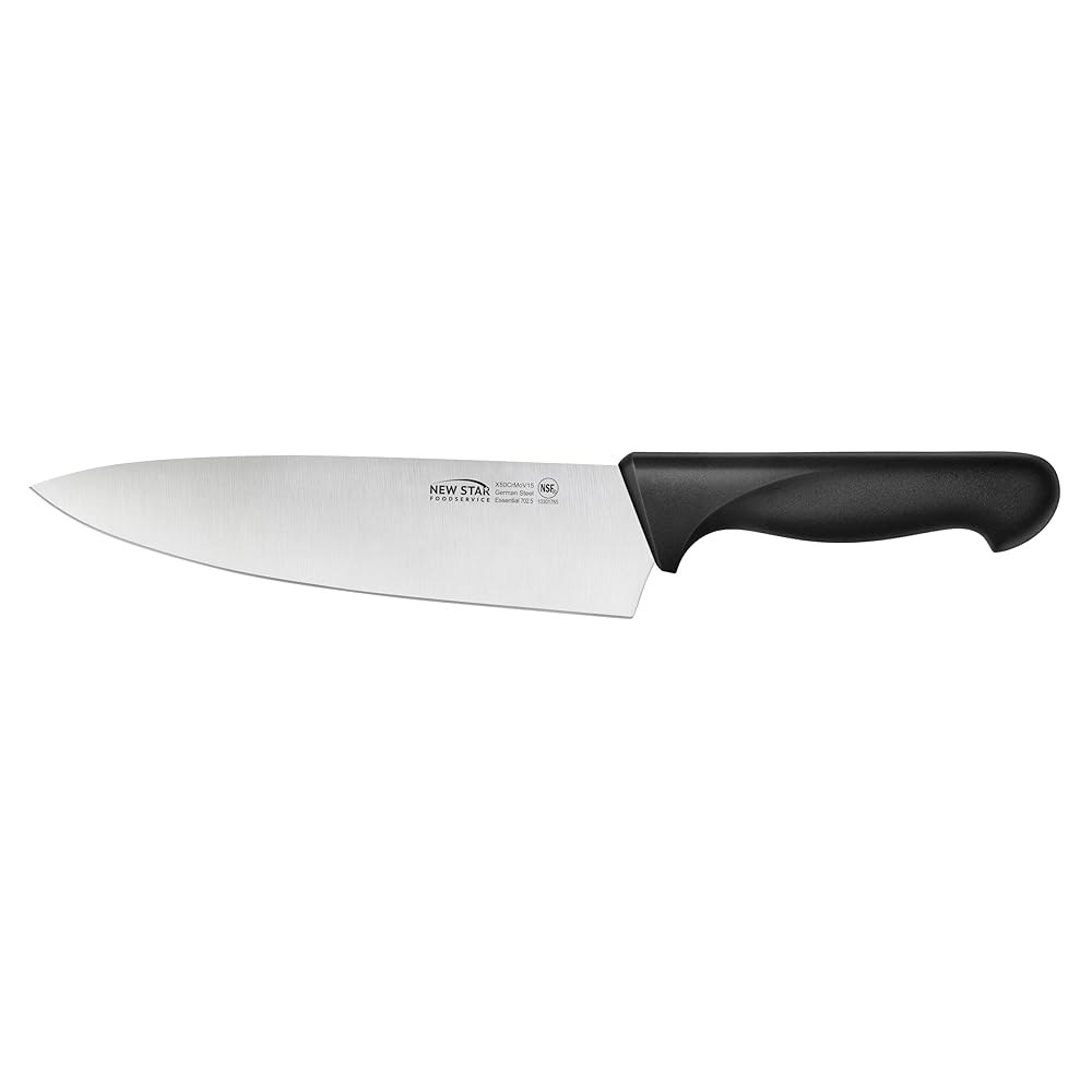 New Star Foodservice Essential 20.3cm(8인치) 독일 나이프, 스틸 셰프 - 상세 이미지 2