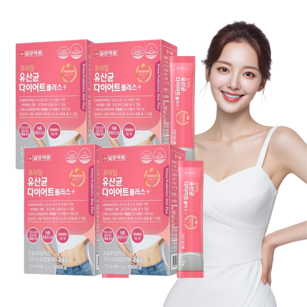 일양약품 가르시니아 다이어트 모유유래 유산균 30포, 4개 - 상품 이미지