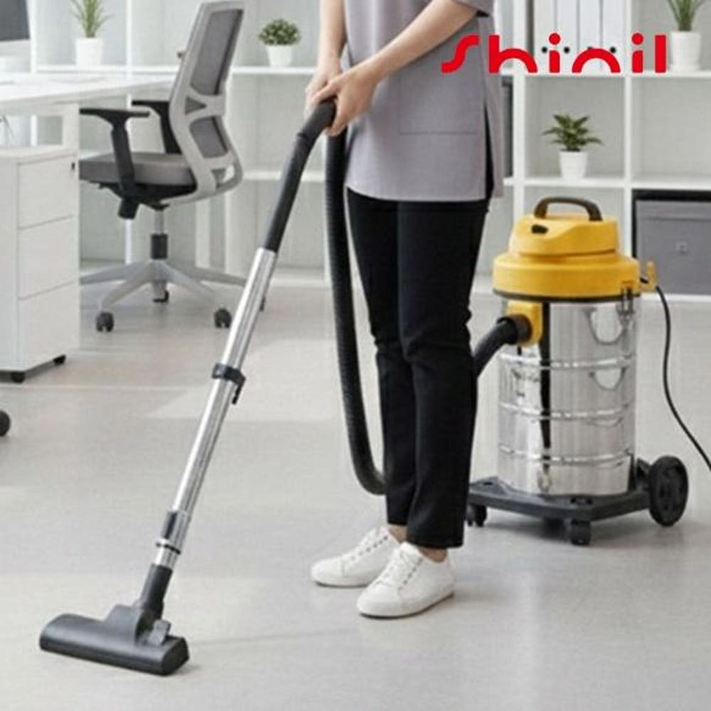 대형 사무실용청소기 건습식바닥 영업용 업소용진공청소기 25L : 신일N위시웨이