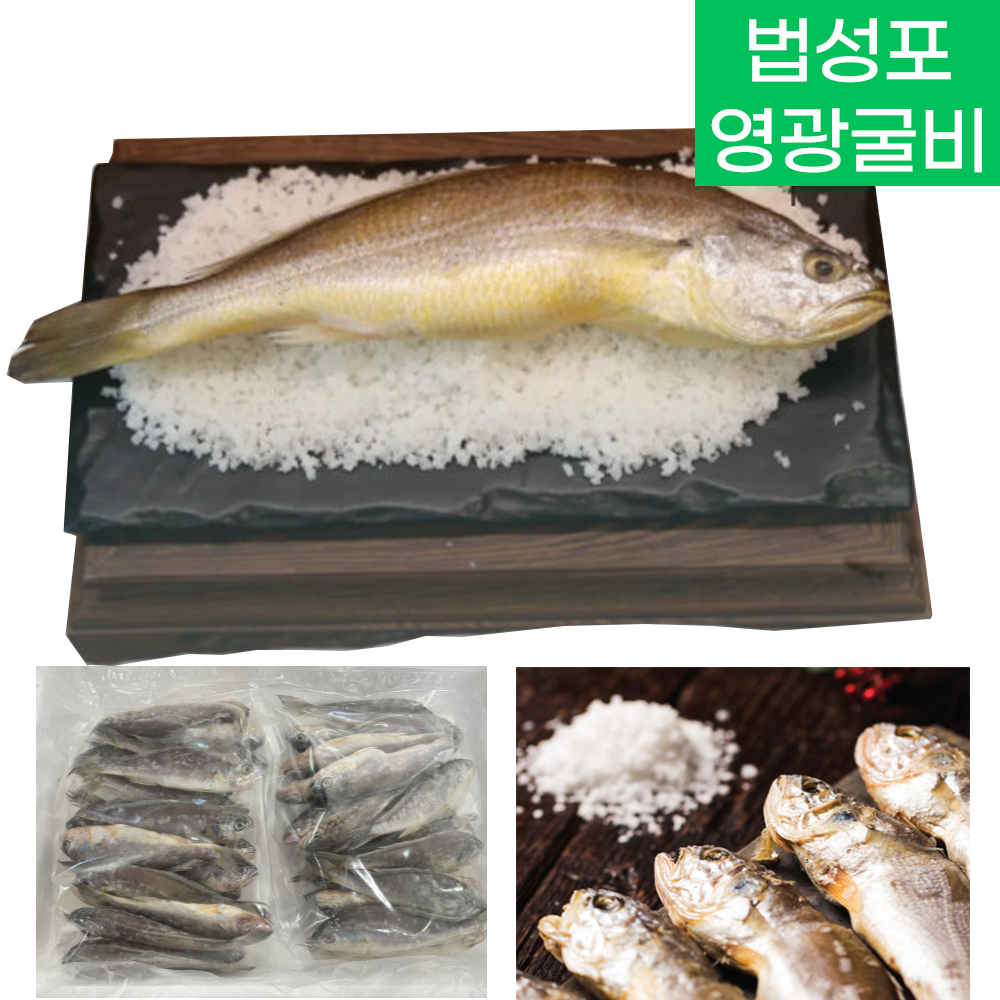 국내산 법성포 영광굴비 가정용 수협수매 1kg 2팩 (팩당 20~22마리) - 상품 이미지