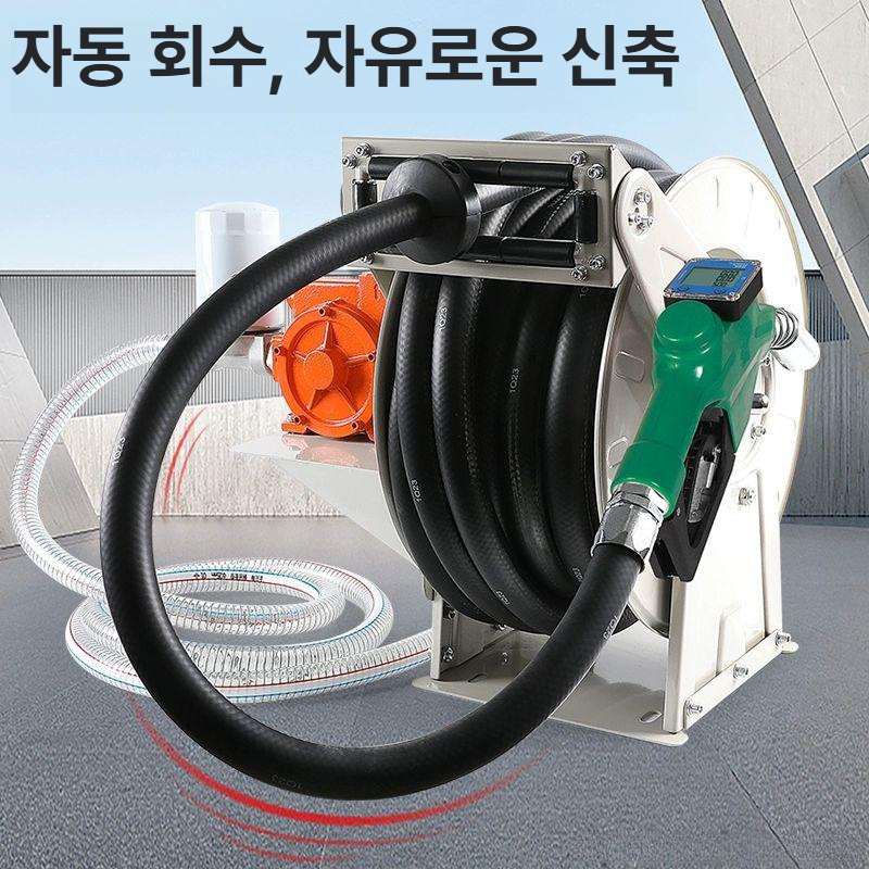 자흡펌프 디젤 오일 펌프 기름 릴 전기 자동 오일추출 작업공구 - 상세 이미지 4