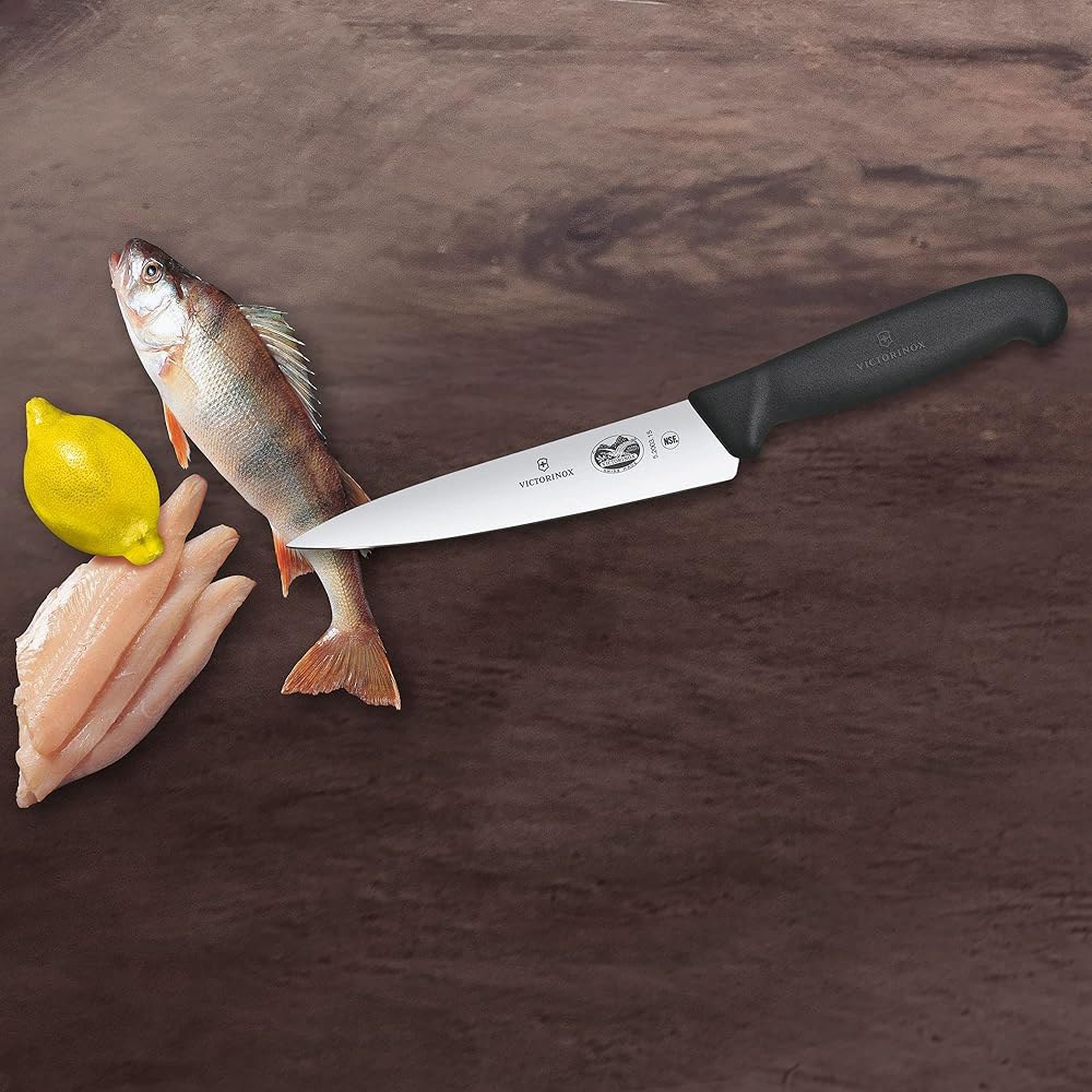 Victorinox Chef s, 블랙 파이브록스, 15.2cm(6인치) - 상세 이미지 2
