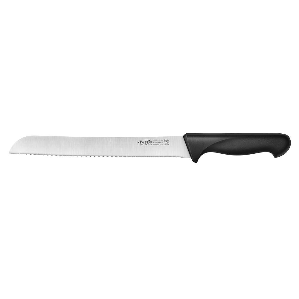 New Star Foodservice Essential 10-Inch German Bread Steel Knife, - 상세 이미지 3