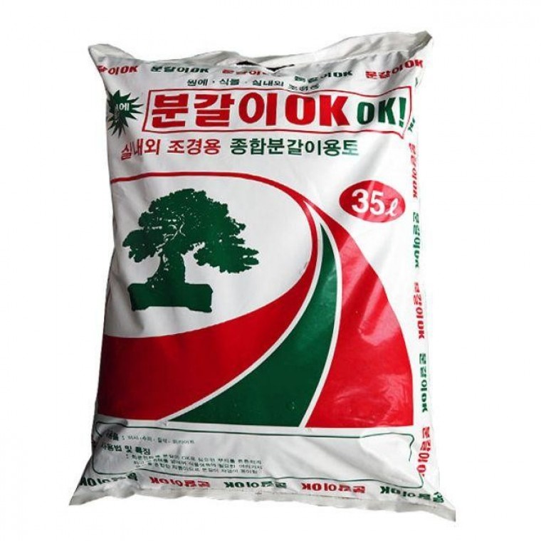 분갈이OK 35L 실내외 조경용 분갈이용토 분갈이흙 - 상품 이미지