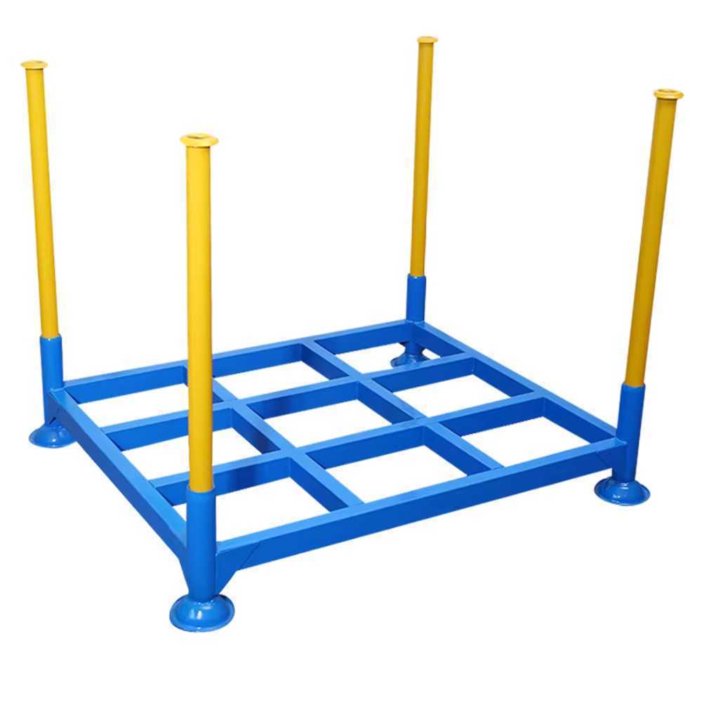 스태킹랙 봉파레트 인테이너 적재대 물류센터 조립식 1x1x1.2m - 상품 이미지
