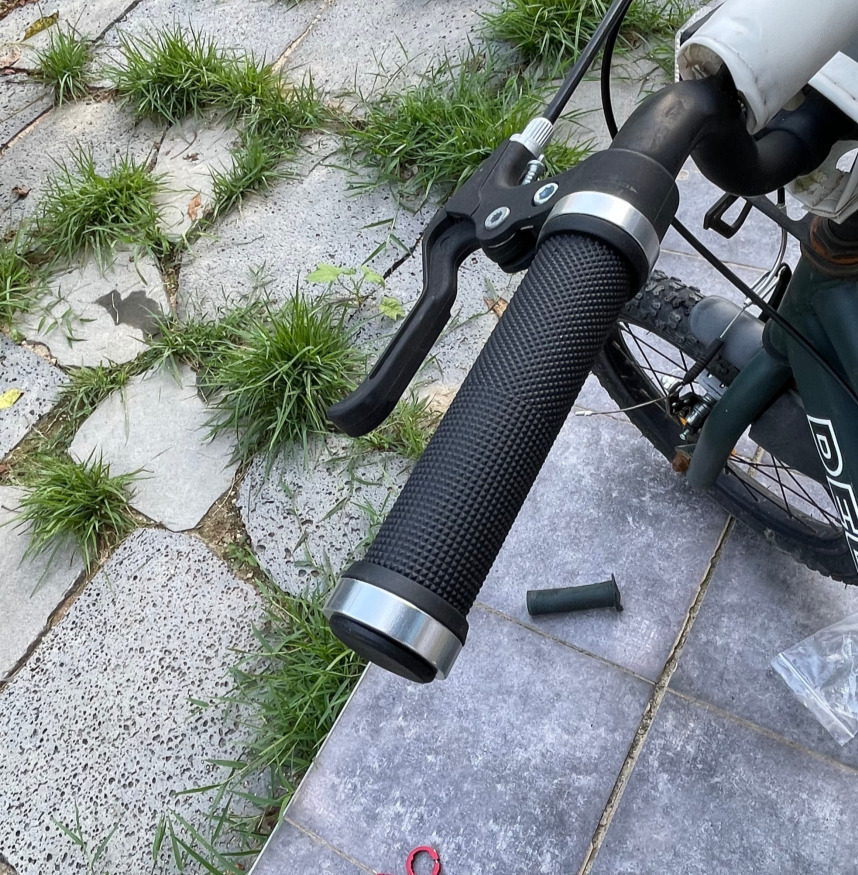 자전거 MTB 핸들 손잡이 그립 커버 교체 마개 셀프 수리 미끄럼방지 논슬립 바엔드 - 상세 이미지 5
