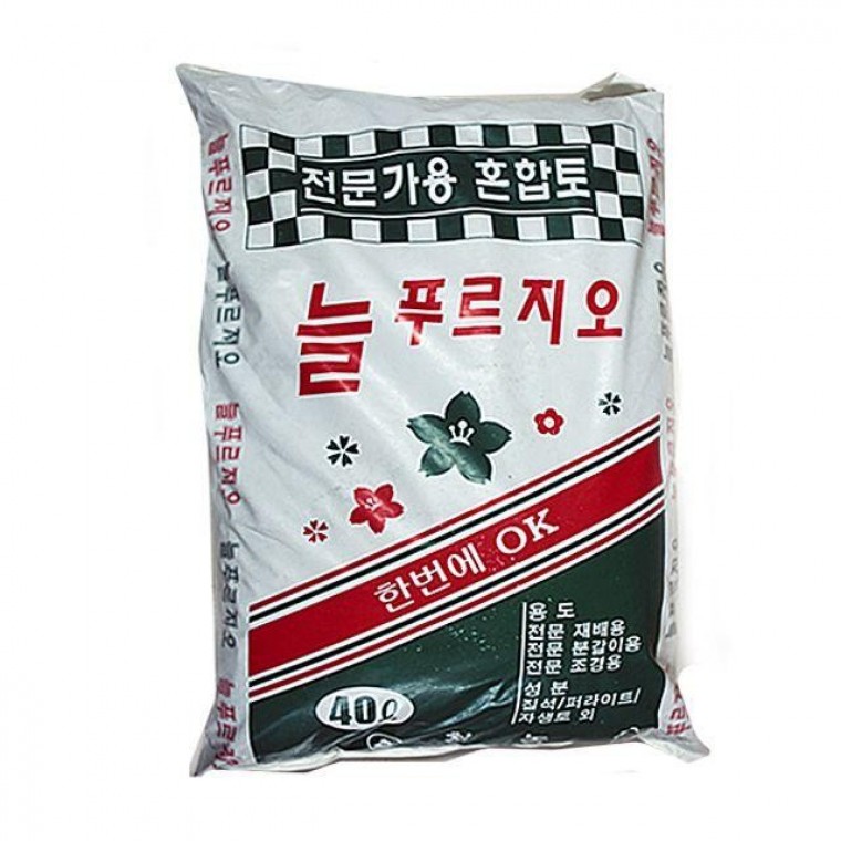 늘푸르지오분갈이용토 40L대포장 (분갈이흙 혼합토) - 상품 이미지