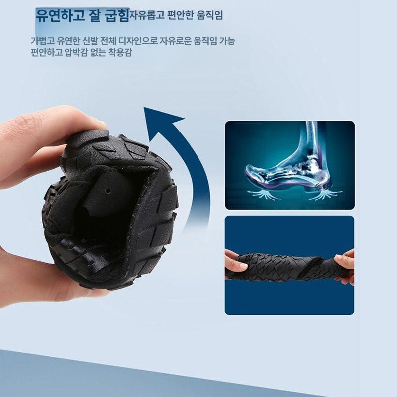 발가락헬스화 발가락운동화 실내 충격흡수 줄넘기 피트니스 블랙 35 - 상세 이미지 3