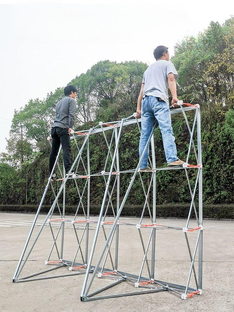 배너 거치대 실외 광고 입간판 포토존 철제 야외 프레임 3x4칸 230 x 306cm - 상품 이미지