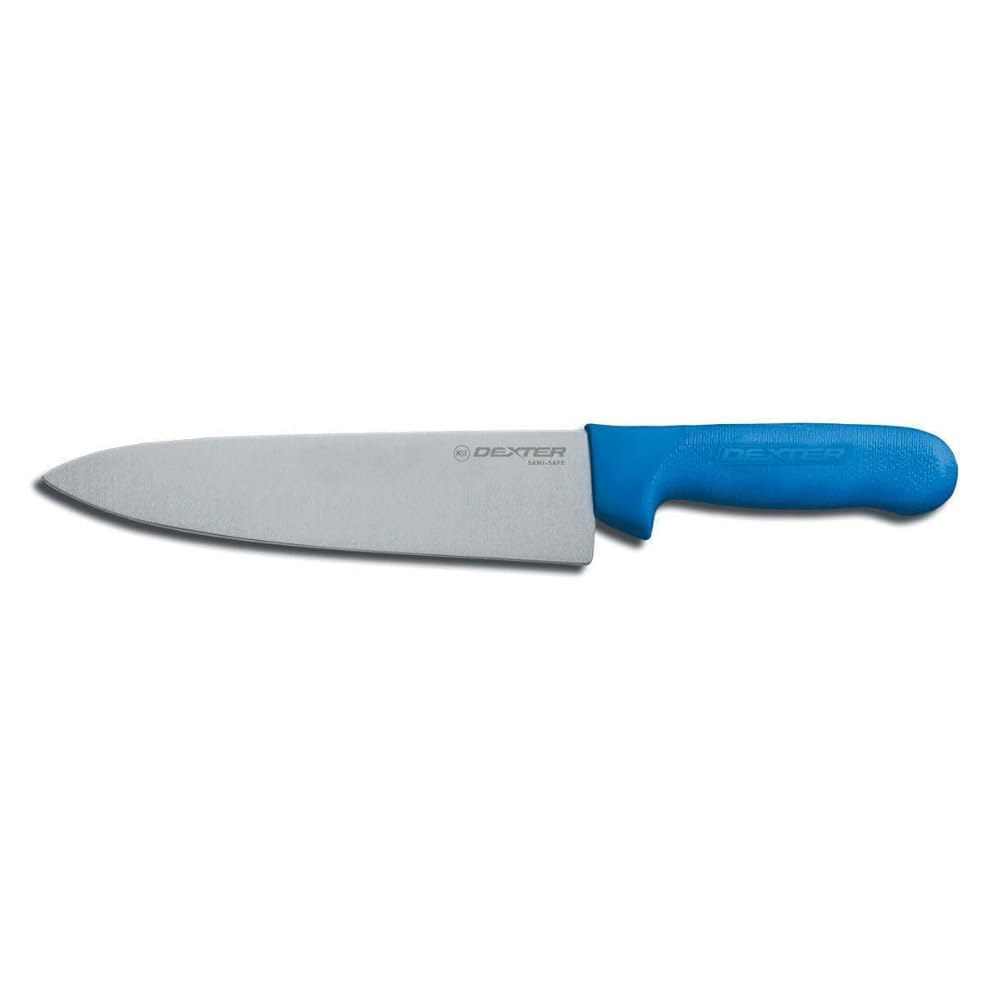Dexter 25.4cm(10인치) 쿡 나이프, 블루 핸들 - 상품 이미지