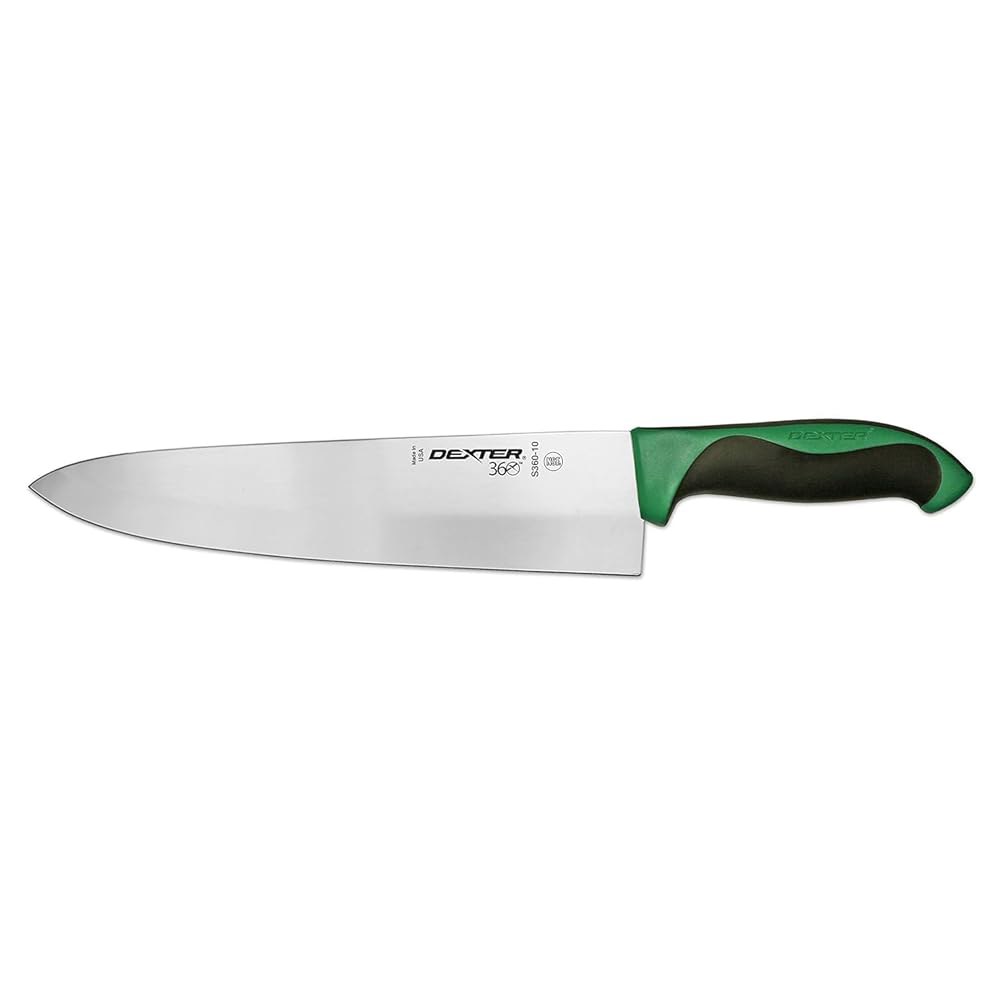 Dexter 25.4cm(10인치) 쿡 나이프, 그린 핸들 - 상품 이미지