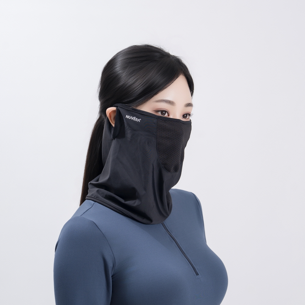 누베라 자외선차단 마스크 러닝 얼굴 햇빛 가리개 UV 자전거 테니스 등산 스포츠 이미지 3