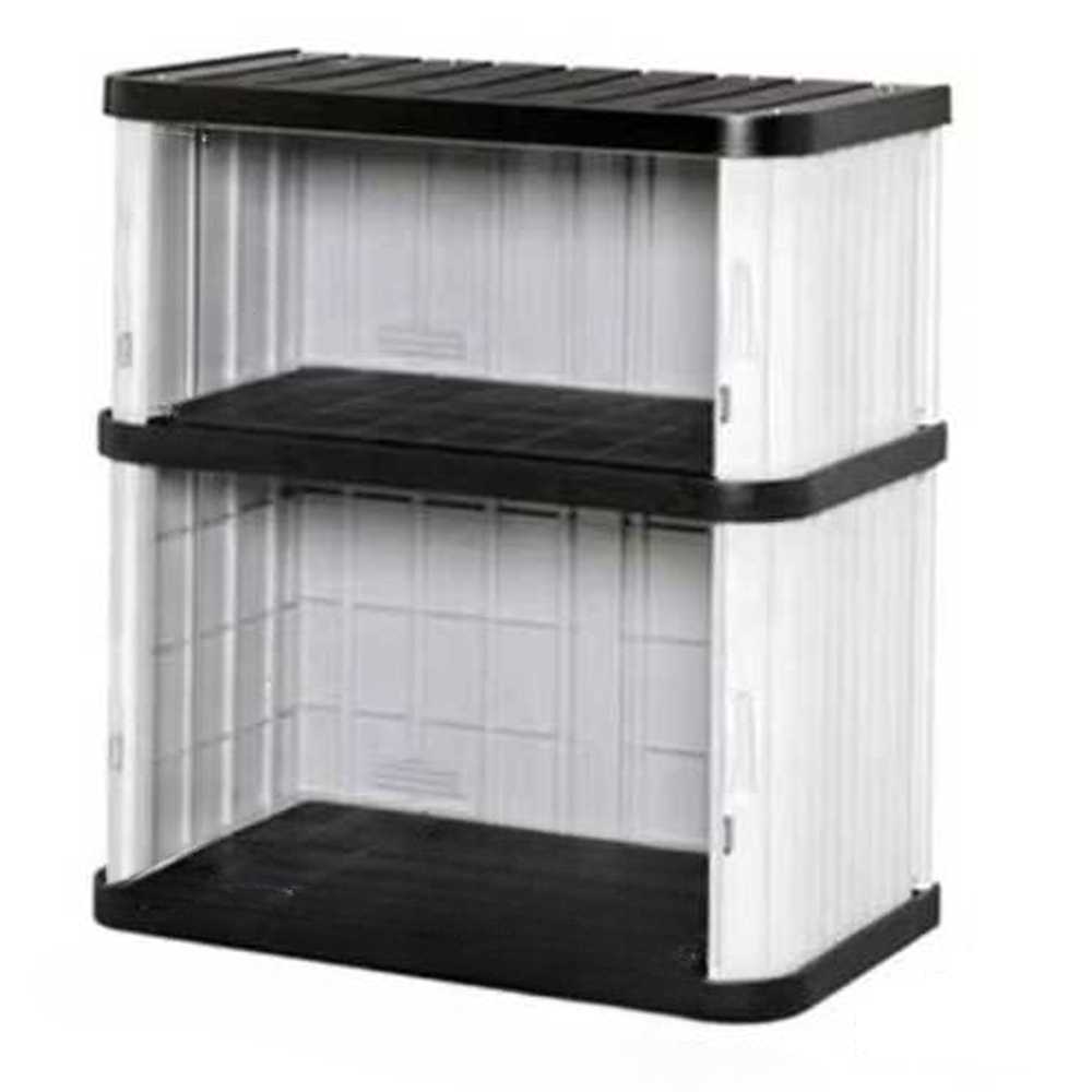 야외 보관함 조립식 정원 마당 방수 슬라이딩 수납함 100cm - 상품 이미지