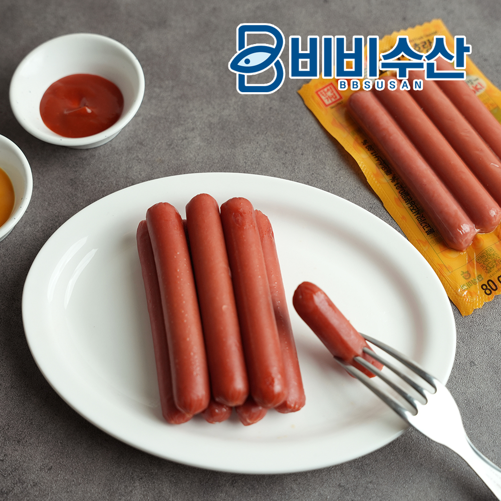 매콤불고기맛 소시지추천 한성기업후랑크 소시지활용법 매콤소시지