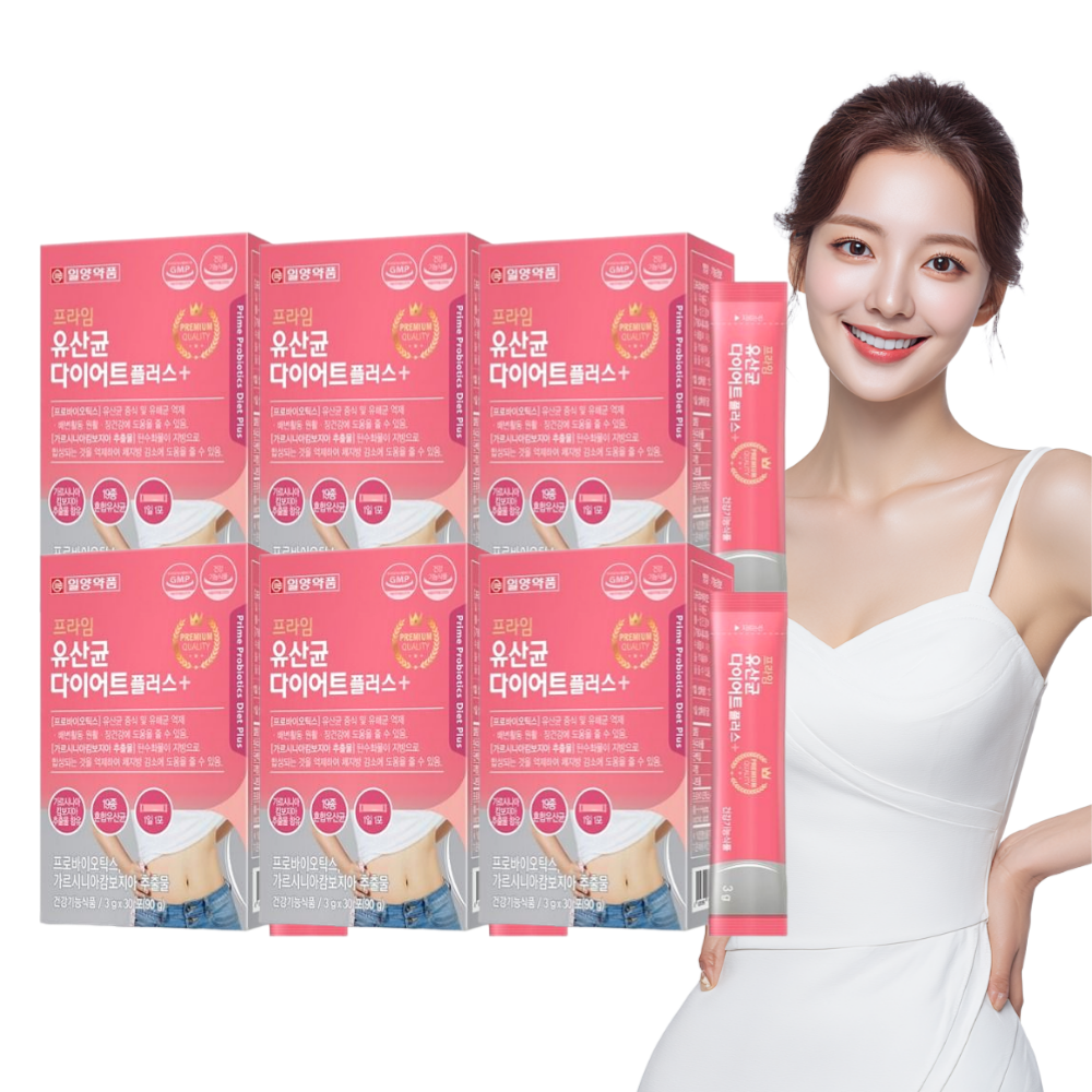 일양약품 가르시니아 다이어트 모유유래 유산균 30포, 6개 - 상품 이미지