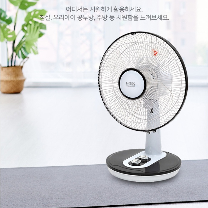 소형선풍기 30cm 아이 공부방 데스크팬 사무실 탁상용선풍기 이미지 6