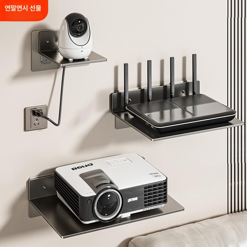 프로젝터 거치대 설치용 브라켓 회의실용 천장형 사무실용 건메탈그레이 대형 라우터 거치대 - 상세 이미지 2