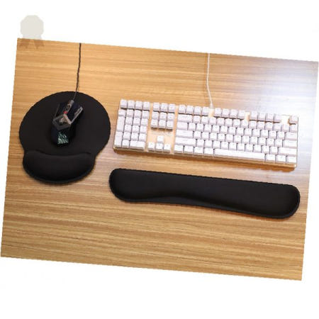 사무실 책상 손목 보호 쿠션 키보드 받침대 마우스 장패드 저반발 폼 컴퓨터 작업용