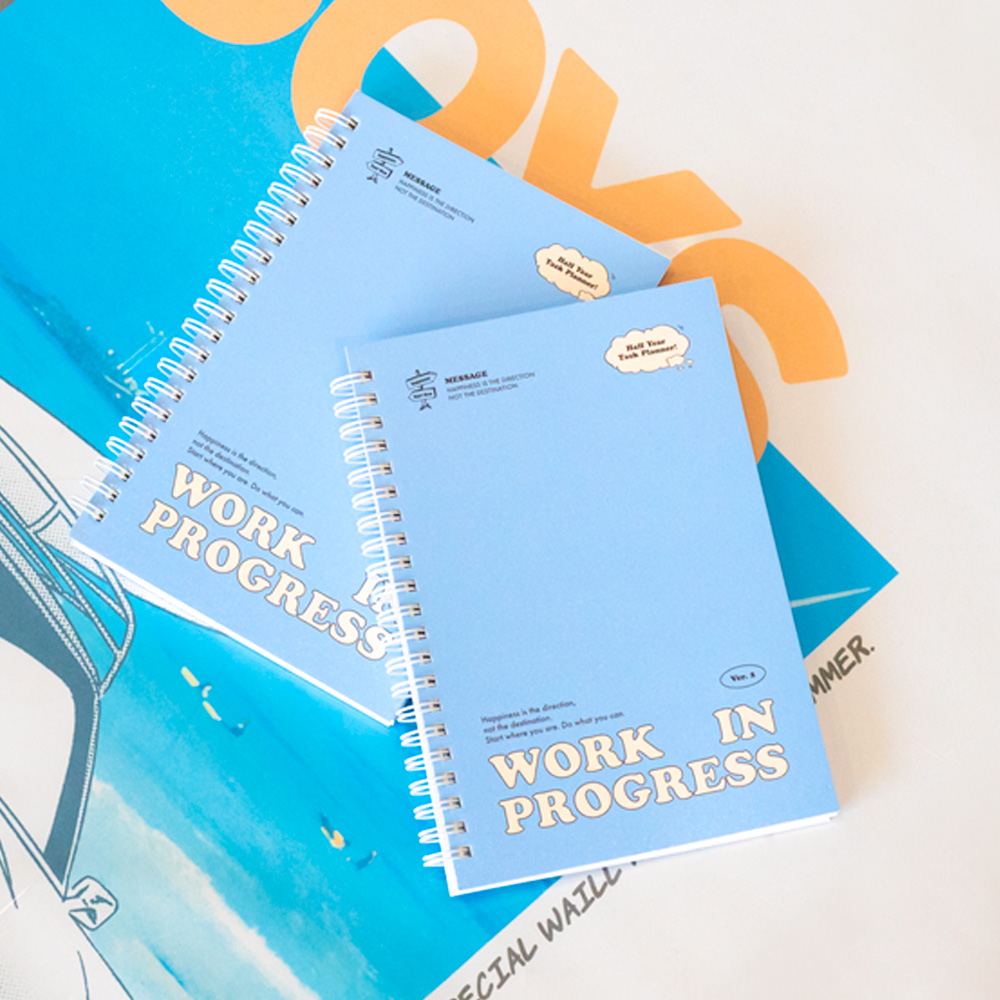Work In Progress 6개월 스터디플래너 공부 스케줄러 플래너 투두리스트 - 상세 이미지 5