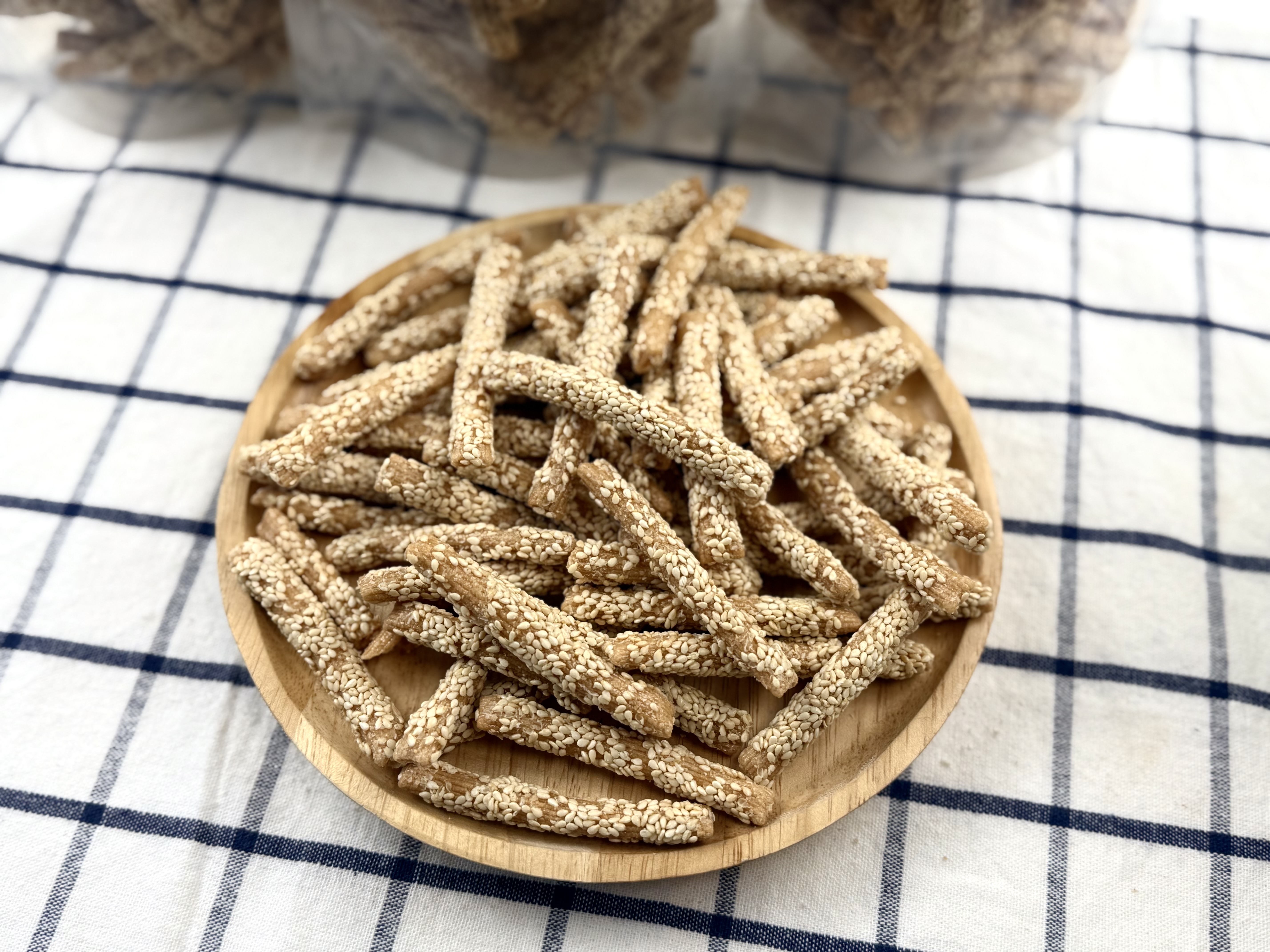 [샵뻥튀기] 구운 참마깨스틱 300g 참깨 고소한 바삭 담백간식 대용량 과자 - 상세 이미지 2