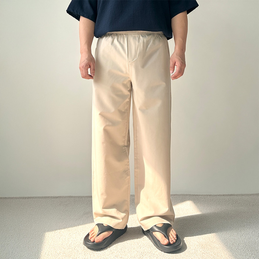 1+1 치노팬츠 남자여름슬랙스 세미와이드슬랙스