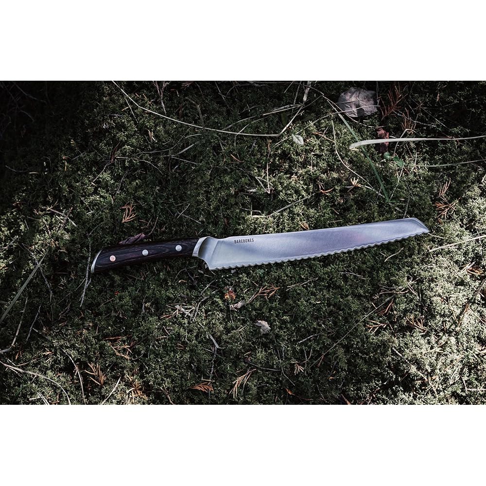 Barebones No. 9 브레드 나이프 주방 22.9cm(9인치) - 블레이드 등급 일상 톱니 독일 필수품 No. 8 Chef Knife - 상세 이미지 2