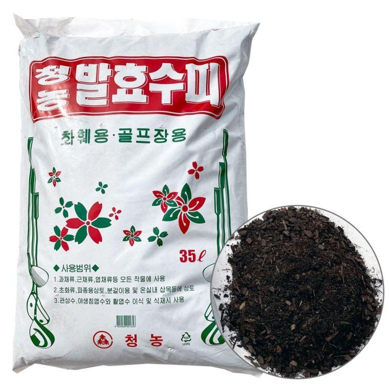 청농 발효수피 35L (화훼 분갈이 골프장 퇴비 웃거름) - 상품 이미지
