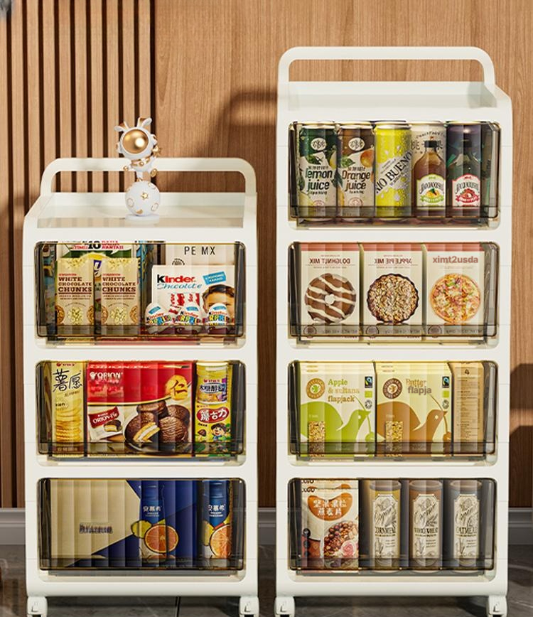 플라스틱 보관상자 캐비닛 거실 서랍장 간식 가정용 빈티지 접이식 - 상품 이미지