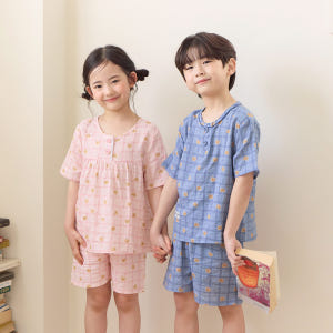 투위 여름잠옷 반팔 무형광 가족잠옷 순면 커플 신혼부부 파자마 착용 후기 | 사이즈/핏 총정리 - 상품 이미지 3