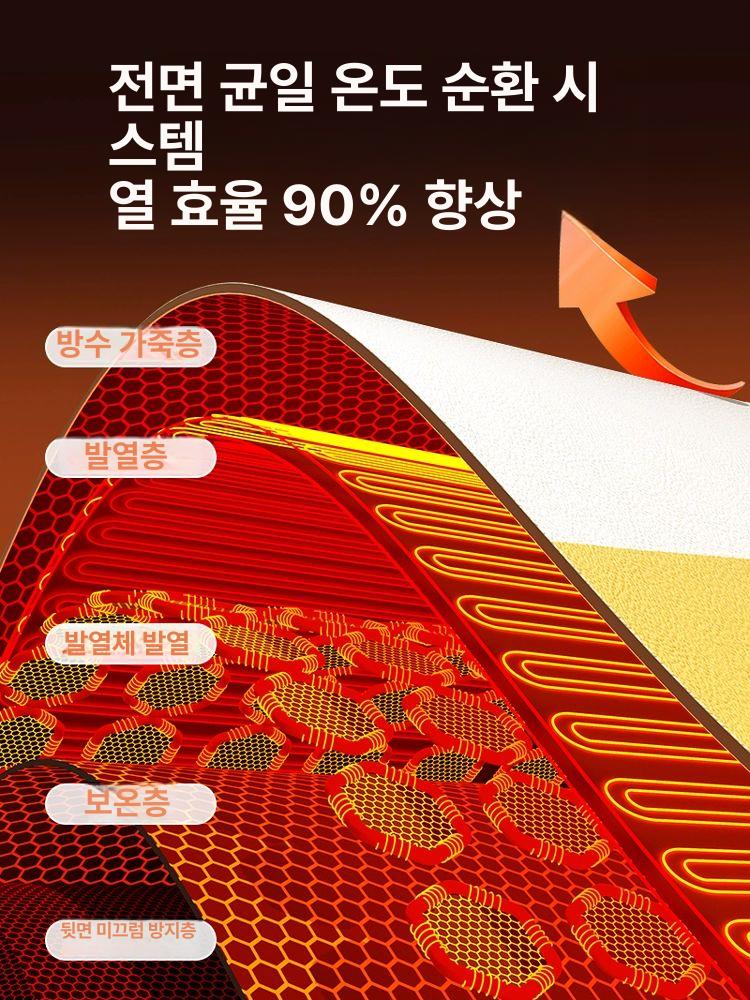 키보드온열매트 책상 매트 온열 테이블 열선 데스크 발열 사무실 장패드 - 상세 이미지 5
