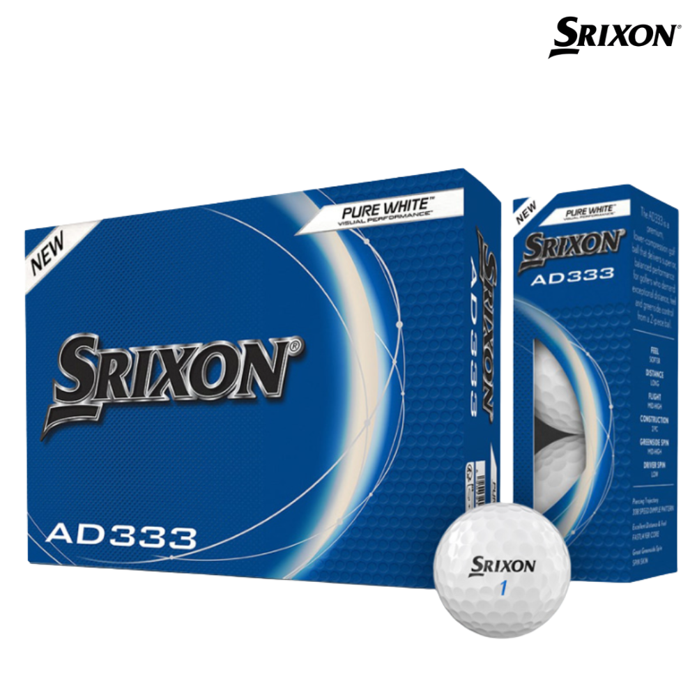 스릭슨 NEW AD333 2피스 골프공 비거리 저압축 비주얼 퍼포먼스 골... 운동러 솔직 후기 | 실사용 리뷰 - 대표 이미지
