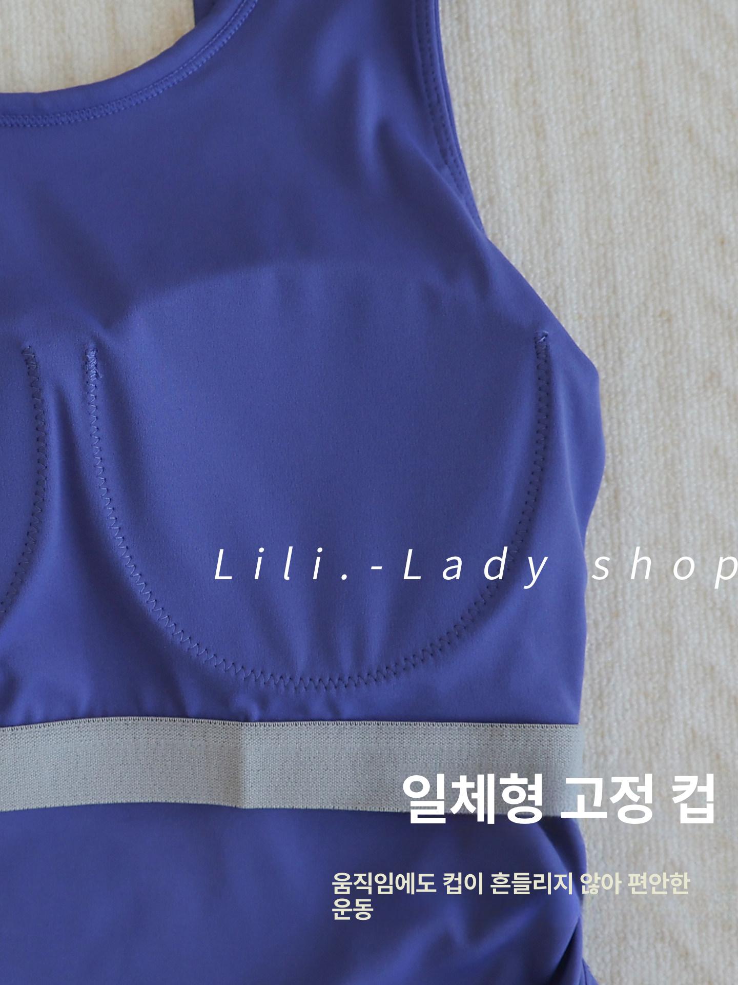 필라테스 나시 브라탑 민소매 요가 홈트 탱크탑 폴웨어 스포츠탑 04 - 상세 이미지 4