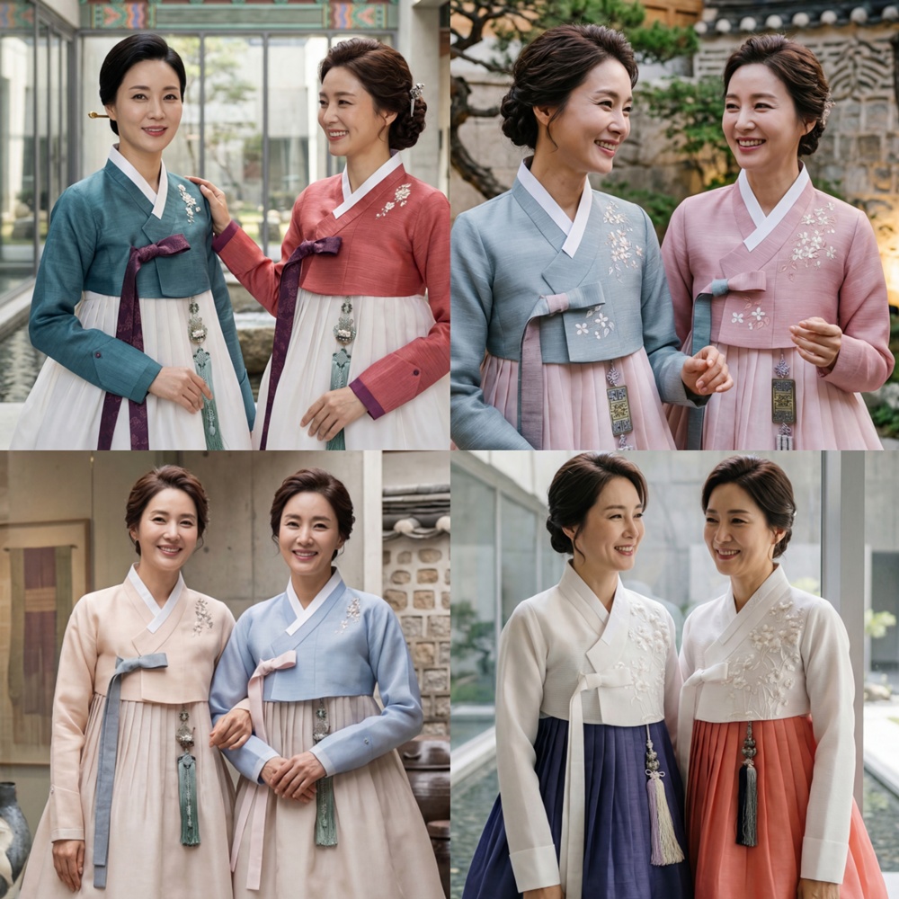 한복대여 은가비한복 혼주 베스트14종 웨딩 결혼식 여자 하객 가족